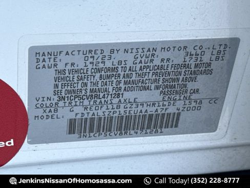 Certified 2024 Nissan Kicks SV FWD image 47