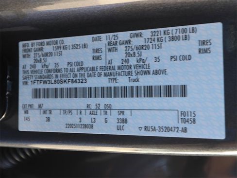 New 2025 Ford F150 XLT w/ Equipment Group 303A High image 23