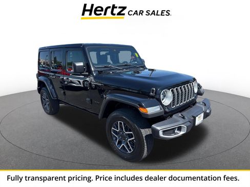 Used 2025 Jeep Wrangler Unlimited Sahara AWD/4WD image 1