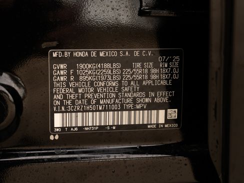 Certified 2026 Honda HR-V Sport image 44