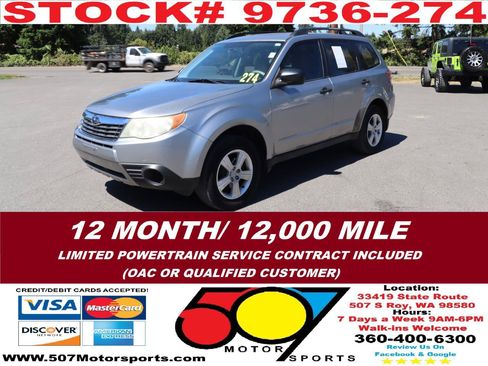 Used 2010 Subaru Forester 2.5X w/ Popular Equipment Group 1A AWD/4WD image 3