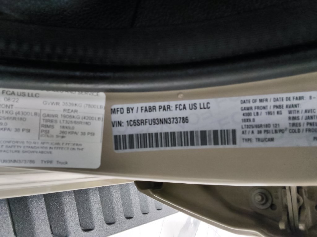 Used 2022 RAM 1500 TRX w/ TRX Level 2 Equipment Group AWD/4WD image 12