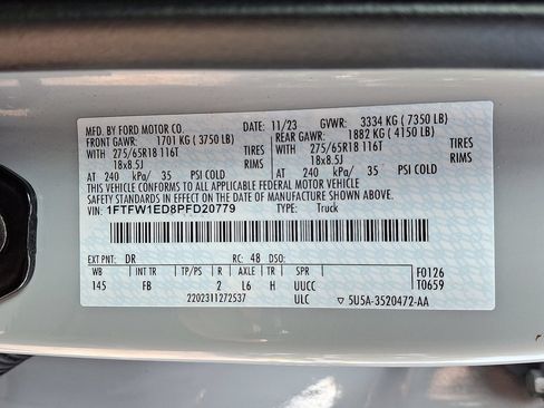 Used 2023 Ford F150 XLT w/ Equipment Group 302A High AWD/4WD image 27