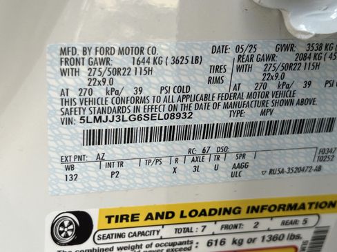 New 2025 Lincoln Navigator L Reserve w/ Jet Appearance Package image 34