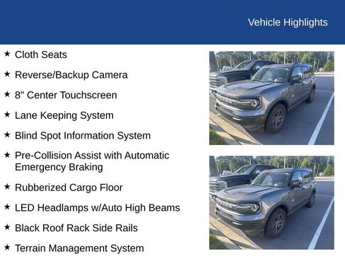 Used 2024 Ford Bronco Sport Big Bend AWD/4WD image 2