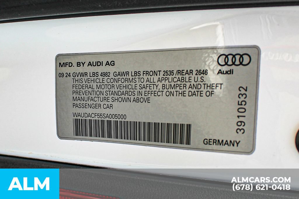 Used 2025 Audi A5 2.0T Premium AWD/4WD image 38