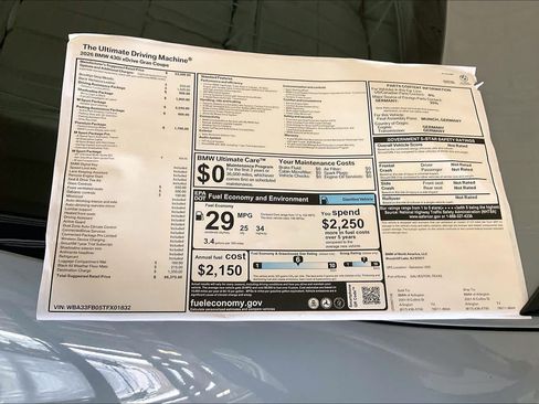 New 2026 BMW 430i xDrive w/ M Sport Package AWD/4WD image 19