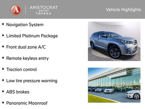 Used 2019 Toyota Highlander Limited Platinum image 2