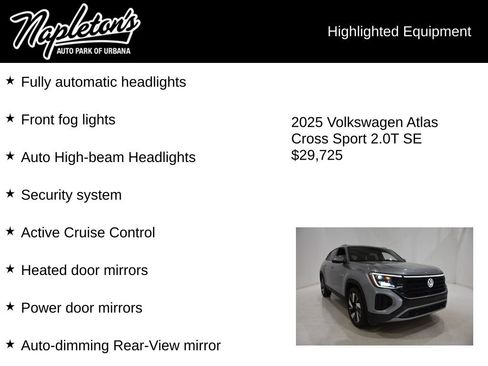Used 2025 Volkswagen Atlas Cross Sport SE AWD/4WD image 16