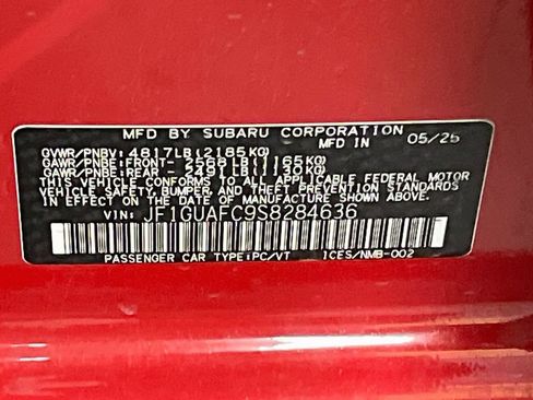 Used 2025 Subaru Impreza 2.0i Sport AWD/4WD image 29