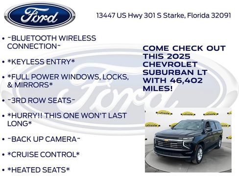 Used 2025 Chevrolet Suburban LT RWD image 12