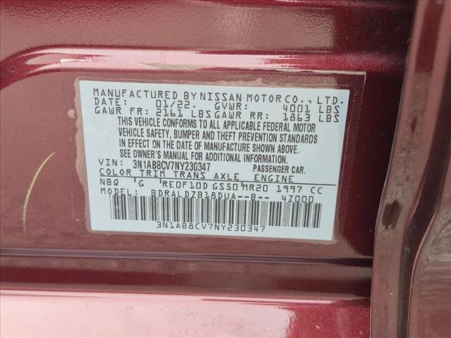 Used 2022 Nissan Sentra SV w/ All-Weather Package FWD image 23