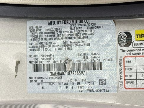Used 2007 Mercury Milan V6 FWD image 27