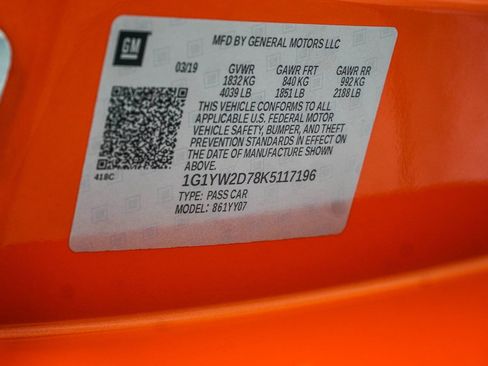 Used 2019 Chevrolet Corvette Grand Sport w/ Grand Sport Heritage Package image 36