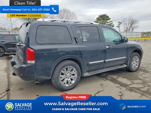 Used 2015 Nissan Armada Platinum w/ 2nd Row Captain Seat Package AWD/4WD image 4