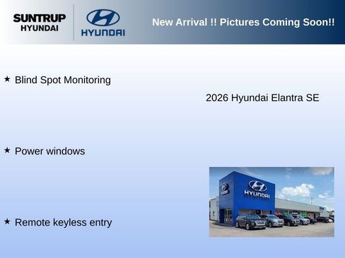 Used 2026 Hyundai Elantra SE w/ Cargo Package image 2