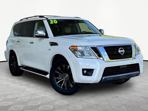 Used 2020 Nissan Armada Platinum w/ Captain's Chairs Package AWD/4WD image 3