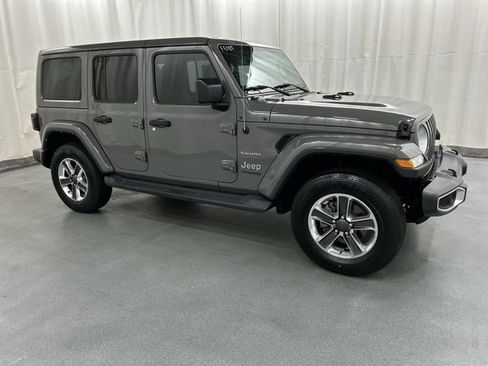 Used 2022 Jeep Wrangler Unlimited Sahara w/ Safety Group AWD/4WD image 1