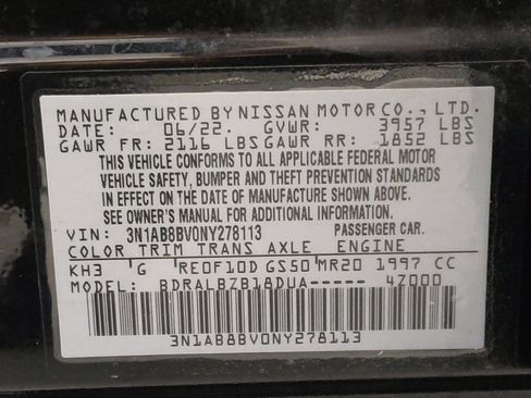 Used 2022 Nissan Sentra S FWD image 33