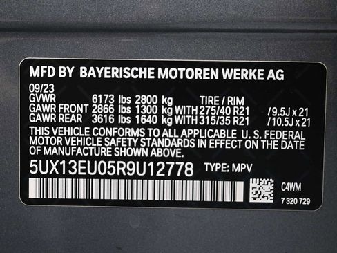 Certified 2024 BMW X5 sDrive40i w/ Parking Assistance Package RWD image 11