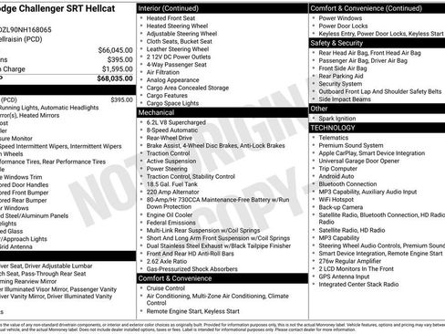 Used 2022 Dodge Challenger SRT Hellcat Redeye RWD image 35