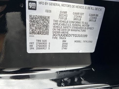 New 2026 GMC Sierra 1500 SLT w/ SLT Premium Plus Package AWD/4WD image 54