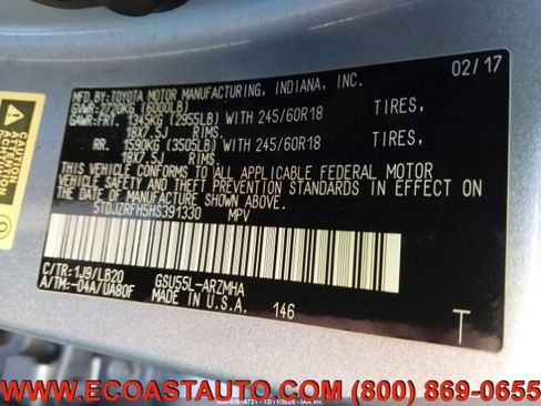 Used 2017 Toyota Highlander XLE image 9