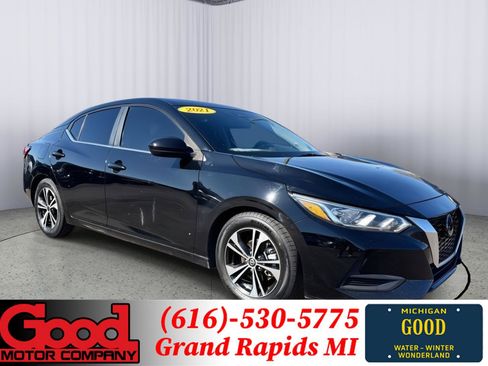 Used 2021 Nissan Sentra SV FWD image 1