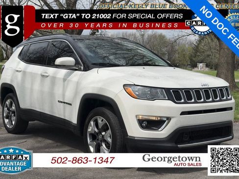 Used 2021 Jeep Compass Limited AWD/4WD image 1