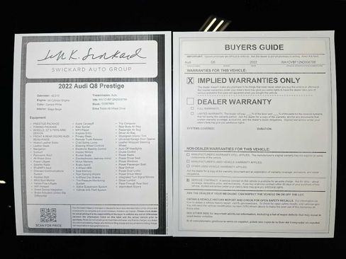 Used 2022 Audi Q8 Prestige image 46