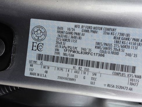 Used 2024 Ford F150 XLT w/ Equipment Group 303A High AWD/4WD image 19