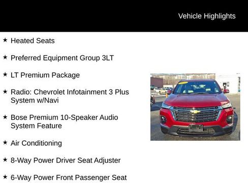 Used 2022 Chevrolet Traverse LT w/ LT Premium Package image 12