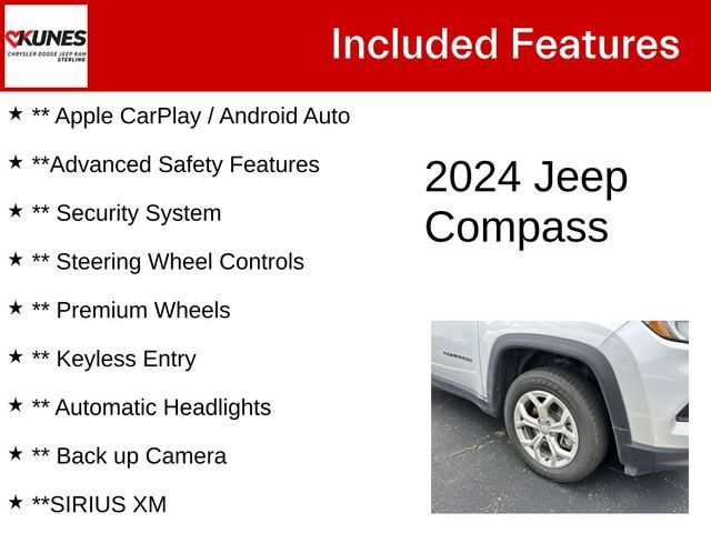 Used 2024 Jeep Compass Latitude AWD/4WD image 4
