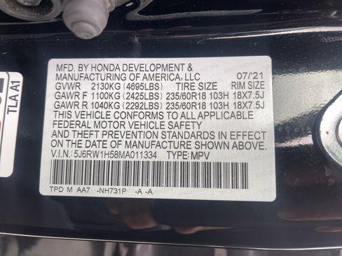 Certified 2021 Honda CR-V EX image 36