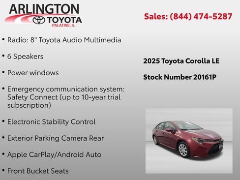 Used 2025 Toyota Corolla LE FWD image 4