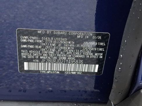 New 2026 Subaru Outback Touring XT image 27