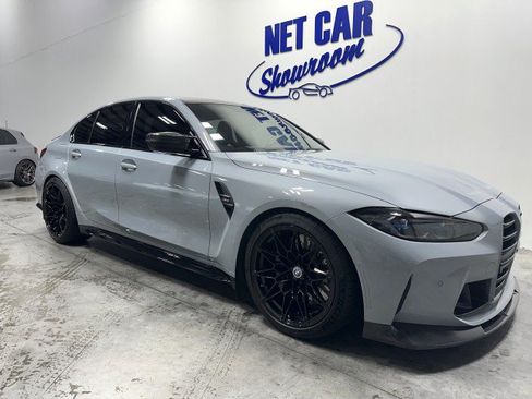 Used 2023 BMW M3 w/ M Carbon Exterior Package RWD image 12