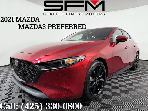 Used 2021 MAZDA MAZDA3 s FWD image 1