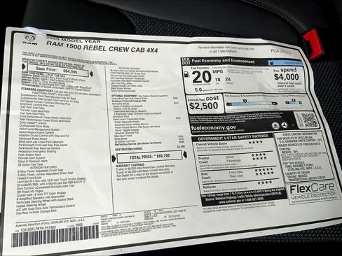 New 2026 RAM 1500 Rebel w/ Bed Utility Group AWD/4WD image 17