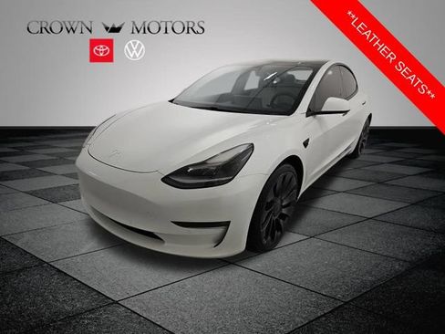 Used 2021 Tesla Model 3 Performance AWD/4WD image 3