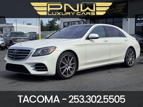 Used 2019 Mercedes-Benz S 560 Sedan w/ AMG Line Exterior image 1