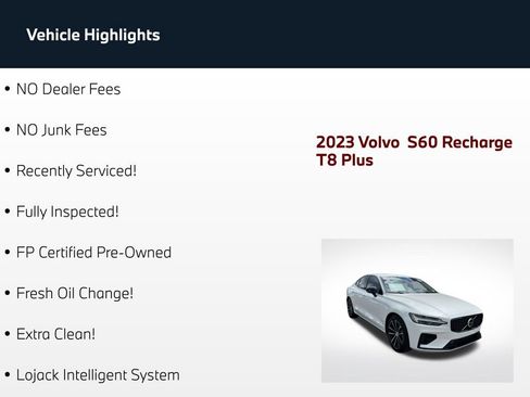 Used 2023 Volvo S60 T8 Plus AWD/4WD image 3