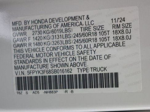 New 2025 Honda Ridgeline TrailSport image 29