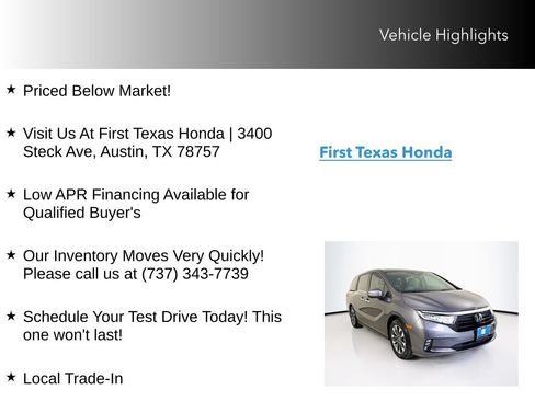 Used 2024 Honda Odyssey EX-L image 10
