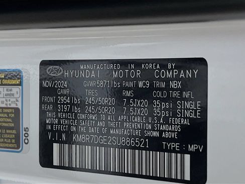 Certified 2025 Hyundai Palisade Calligraphy AWD/4WD image 27