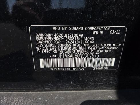 Used 2022 Subaru WRX Limited AWD/4WD image 16