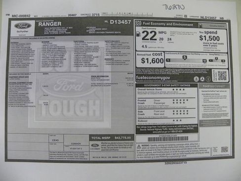 Used 2022 Ford Ranger Lariat w/ FX4 Off-Road Package image 22