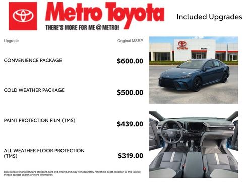 Used 2026 Toyota Camry SE w/ Convenience Package AWD/4WD image 4