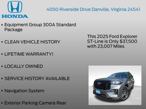 Used 2025 Ford Explorer ST-Line w/ ST-Line Street Pack AWD/4WD image 7