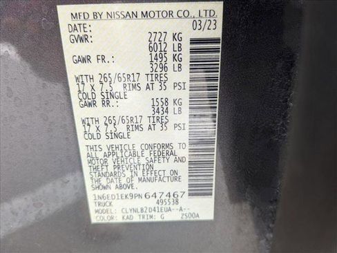 Used 2023 Nissan Frontier SV image 21